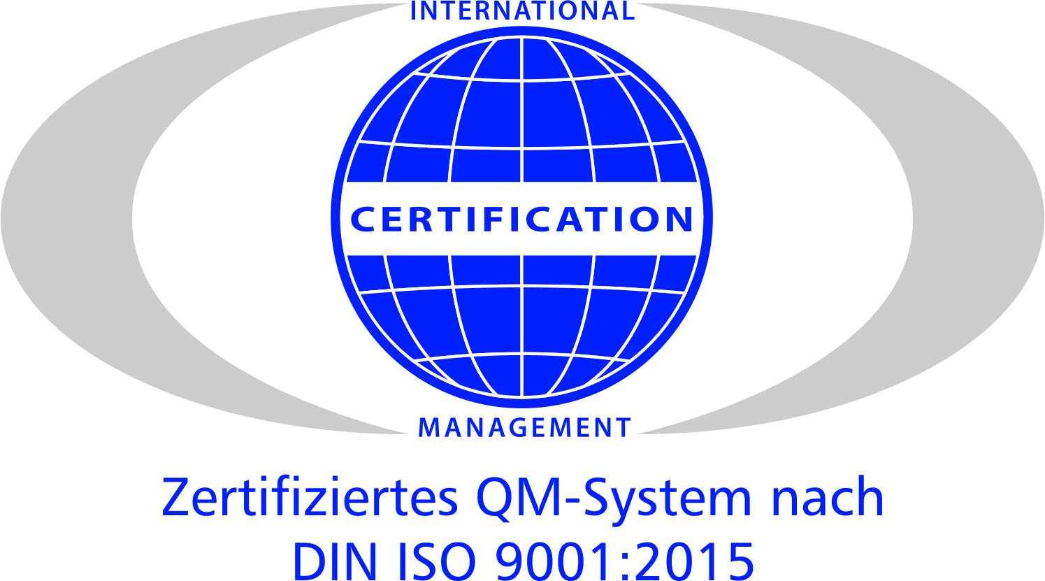 Zertifiziertes QM-System nach DIN ISO 9001:2015